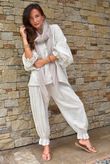 Mimi Pillow Cotton Batwing Blouse Calico